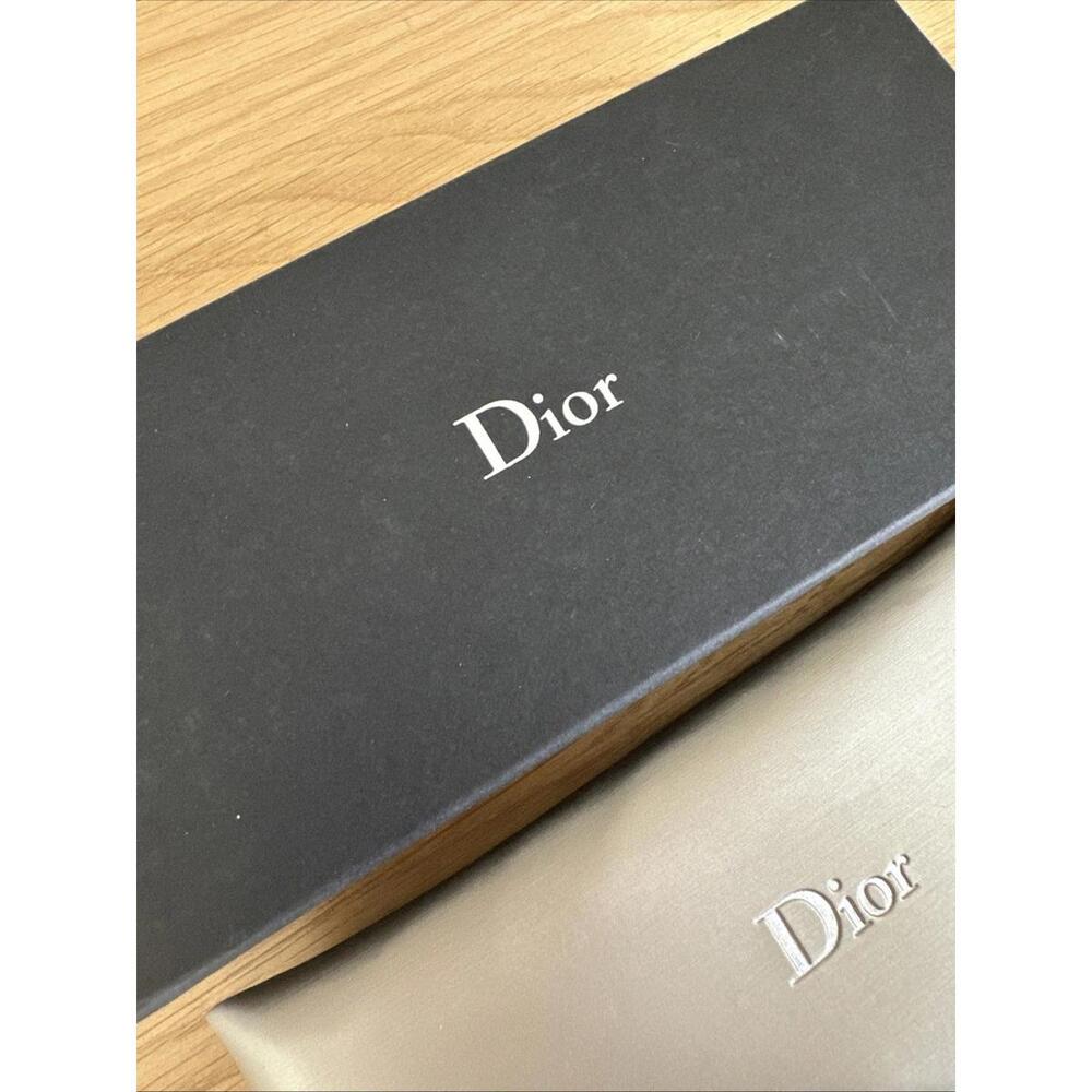 Dior Sunglasses Eyeglasses Soft Case + Microfiber Cloth, Box, Soft Sleeve, Gold - Picture 3 of 9